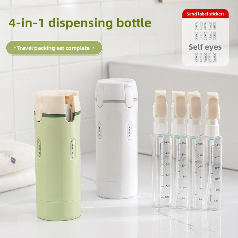 4-in-1 Travel Toiletry Dispenser